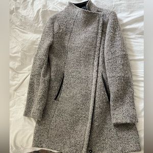 Calvin Klein plush wool-blend coat